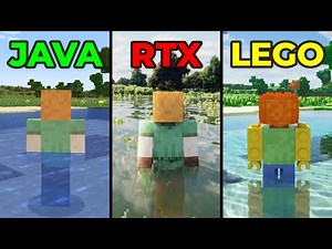 Minecraft Java vs Lego vs RTX