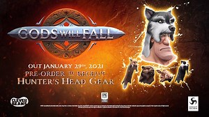 Forge your path through the realms of ruthless Gods. Your clan are made up of every size and each shall rise through the ranks with their own exclusive weapon type, skills and items. Pre-purchase Gods Will Fall now to get the Hunter's Head Gear set. http://epicgames.com/store/product/gods-will-fall/home | Epic Games