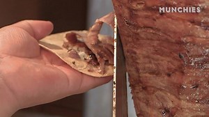 We visit El Huequito taqueria, which opened in 1959, to sample their legendary al pastor tacos. https://bit.ly/2KCvQ2d | VICE Video