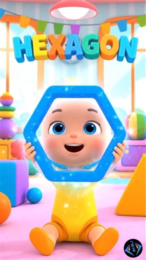 Hexagon Shape for Kids | Learn Shapes with Fun 3D Animation | Preschool Learning Video