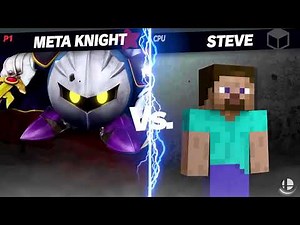 What if Brawl Meta Knight fought Steve in Smash Ultimate?
