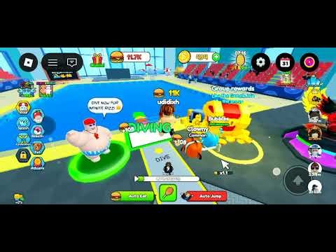 “Eating Everything Until I SPLASH 😱 (Get Fat To Splash)”