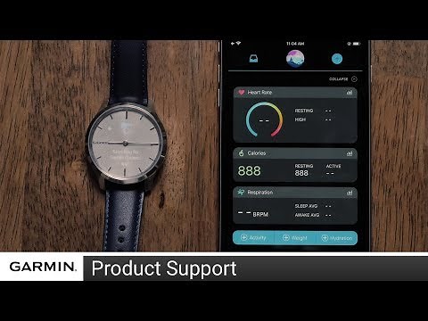 Support: Pairing a vívomove® watch with the Garmin Connect™ App