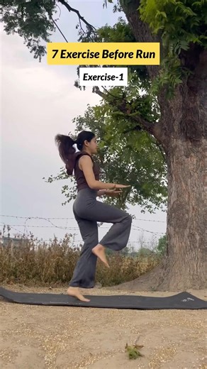 A few minutes of activation =better speed, stronger strides. #yoga #workout #fitness #running #fit