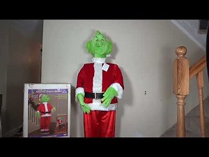 Gemmy 2004 Christmas Life Size Animated Dancing Grinch Who Stole Christmas
