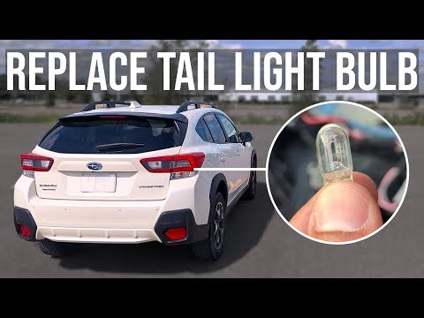 How to Replace Taillight Bulb - Subaru Crosstrek (2018-2023)