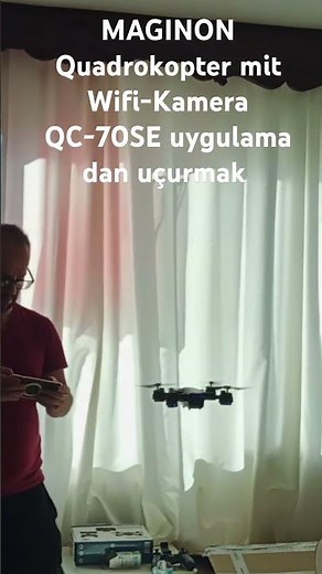 MAGINON Quadrokopter mit Wifi-Kamera QC-70SE