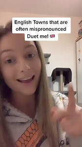 331K views · 1.4K reactions | Commonly mispronounced English Town names, duet me with how you’d say them!  #british#american#fyp#foryou#foryoupage#viral#trending | Dawn Farmer | Facebook