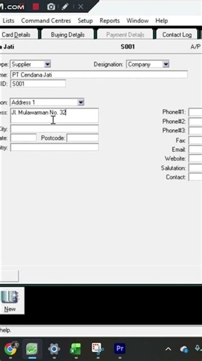 How to Create a Supplier Name in MYOB