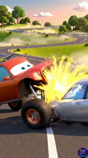 Can’t See the Turn… Then This Foggy Road Crash 😮 #shorts