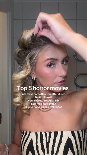 Top 5 horror movies HÅR 💌 #hairfyp #hairtok #hår #hårtips #hairtips | Hairtok