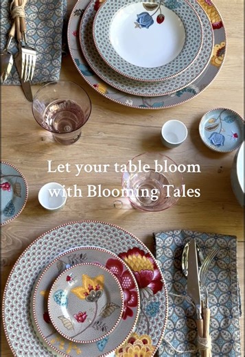 The Blooming Tales Collection turns every moment into a little floral moment 🌸🍽️ #tablescape #tableware #fyp #viral