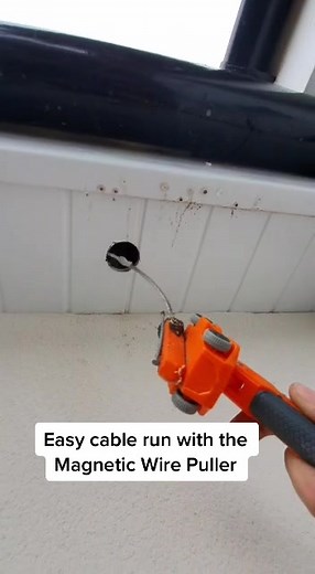 Effortless Cable Running with Magnetic Wire Puller