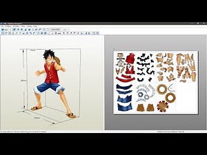 Papercraft Monkey D Luffy - One Piece