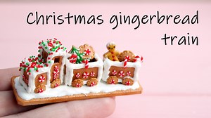 23K views · 865 reactions | Christmas gingerbread train. Polymer...