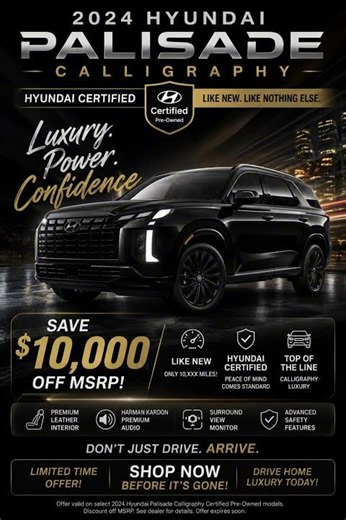 2024 Hyundai Palisade Caligraphy- AWD