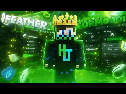 Hardy Jai Official Feather Client 💯 Review For Pojav/Mojo Launcher 1.21.5 🔥 200+ FPS