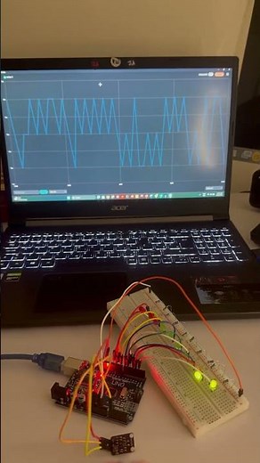 VU meter with MAX4466 Mic Amplifier#arduinoproject#amplifier#max4466