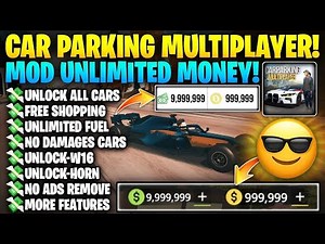 Car Parking Multiplayer Mod Menu v4.9.5 - Updated (Unlocked Gold & Money)