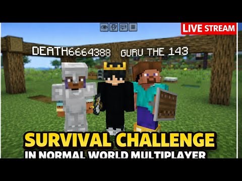 Minecraft Survival Series LIVE 🚀 | Multiplayer World Hindi