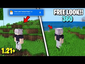 🥰 Download Free Look Pack for MCPE 1.21+ || 360° Camera || MCPE free look mod download