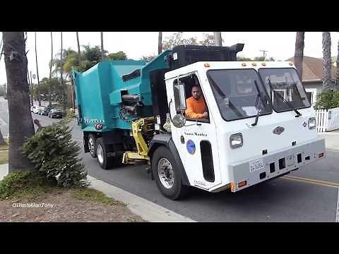 Garbage Trucks Eating Christmas Trees — 2018 Edition