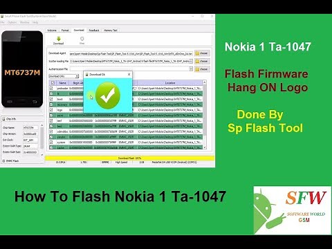 Nokia 1 Ta1047 Flash Firmware ,Sp Flash Tool