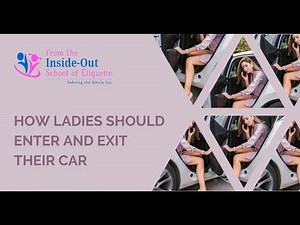 How To Enter And Exit a Car Elegantly | How to exit a car like a lady | Elegance