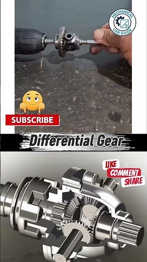 Differential gear #viral #automobile #engineblock #engineeringdesign #robot #foryou #aviation #cnc
