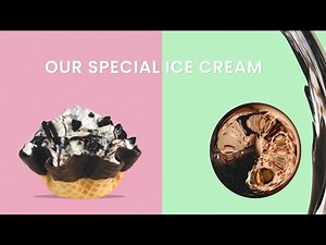 Motion graphics | Ice cream Motion graphics | Ice cream Advertising video
