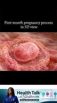 5D One month pregnancy development in the womb #pregnancy