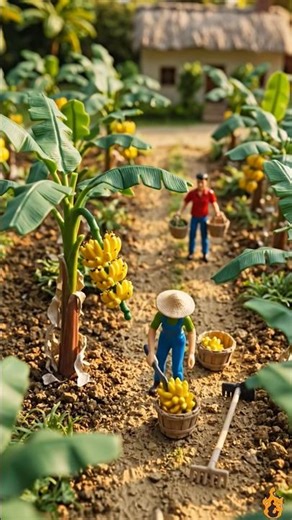 Banana – Most common for small farms #minivlog #minifarming