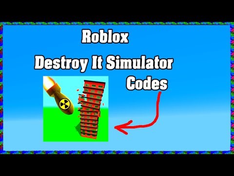 Roblox Destroy It Simulator Codes ! 😱