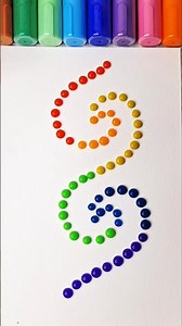 Colour water drops 💦 satisfying art #art #odlysatisfying #satisfying #shorts