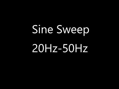 Frequency Sweep 20Hz-50Hz