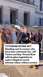 VOYEURISM VICTIMS ACT: A group of women who were all recorded secretly during intimate moments are pushing the state to pass a law making it clear that it is illegal to record a sexual partner without consent. Sen. Jeff Yarbro & Rep. Vincent Dixie will sponsor the bill. | Tennessee Senate Democratic Caucus