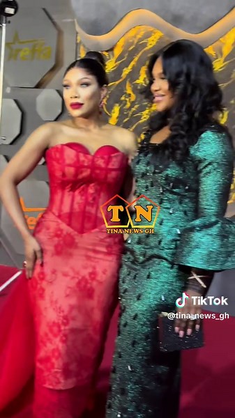 LIVE NOW || Songstress Becca and fashion designer Zynnel Zuh light up the red carpet at the ongoing Reffa Awards, serving elegance, style, and star power as they share beautiful moments ✨👗🎶 #whattowatch #tinanewsgh #reffaaward2025