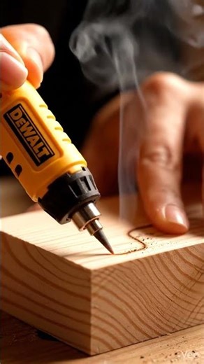 DEWALT Mini Wood Burner | Extreme Macro Pyrography Detailing #Pyrography #WoodBurning #MiniTools