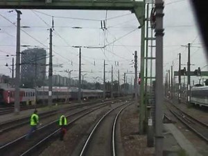 Fahrt durch den Steudeltunnel Wien Matzleinsdorf - Kledering Zentralverschiebebf. Juni 2009