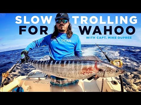 Slow Trolling for Wahoo with Capt. Mike Dupree