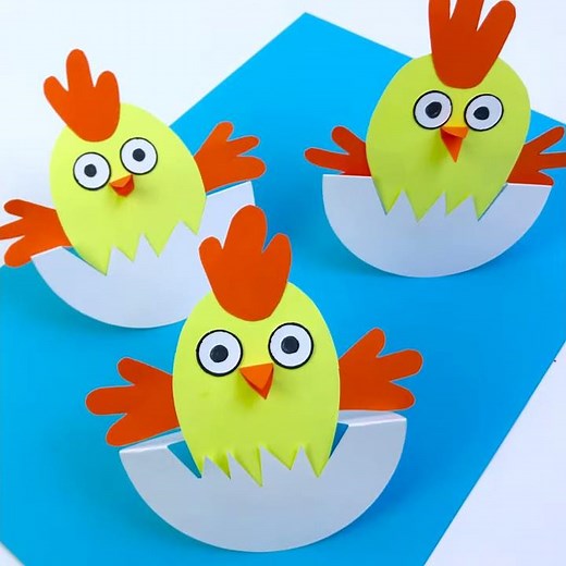Paper chicken / DIY paper chickens #Shorts
