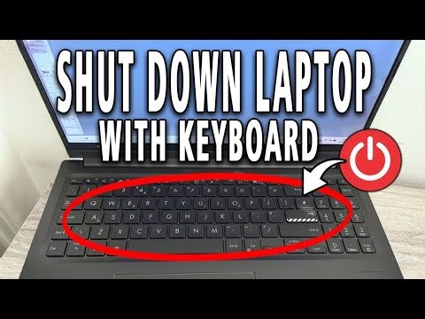 How to shut down laptop with keyboard (full guide)