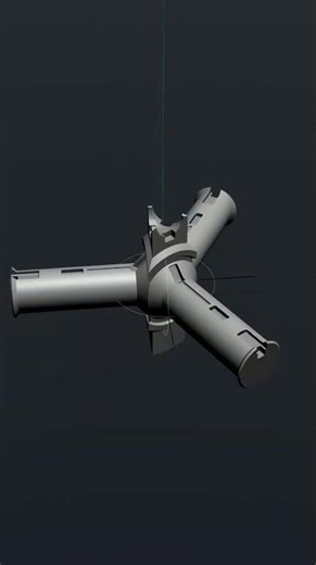 Making props: sci-fi/fantasy - 02 #shorts #3dmodeling #3d