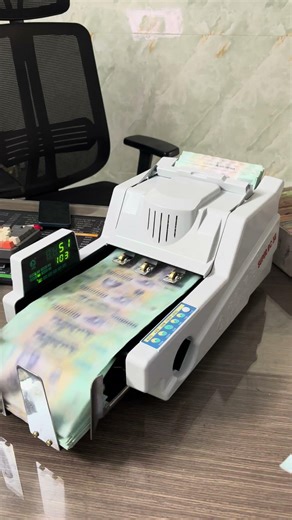 This Money Counter Is So Satisfying #SatisfyingASMR #DeskWork #Cash