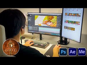 How I Create Animation Video | Cozy Coffee Shop ☕ Jazz Music for Study, Work & Relax