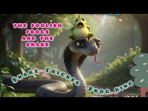 The Foolish Frogs and the Snake #subscribe