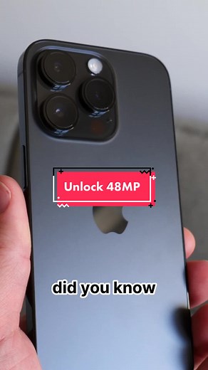 How to Unlock 48MP on iPhone 14 Pro