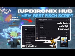 (UPD) NEW Fisch Script | Ronix Hub | No Key - OP Auto Farm, Speed Catch & Auto Sell!