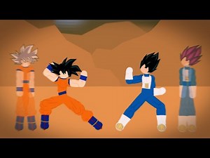 Goku vs Vegeta | STICK NODES