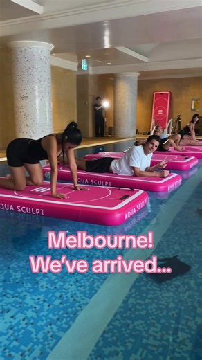 Behind the scenes as we launch Aqua Sculpt in Melbourne ✨ Floating Pilates has officially arrived at Park Hyatt Melbourne and we’re so excited to bring this luxury wellness experience to the city. If you’re looking for unique things to do in Melbourne, wellness experiences Melbourne, Pilates classes Melbourne, or luxury hotel experiences Melbourne, this is one to add to your list. Think: floating Pilates, calming water movement, and a beautiful indoor pool in one of Melbourne’s most iconic luxur